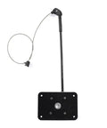 Spare Tire Hoist Winch Assembly For Ford Transit 2014 Plus Custom 2012 Plus with steel plate and cable lift mechanism.