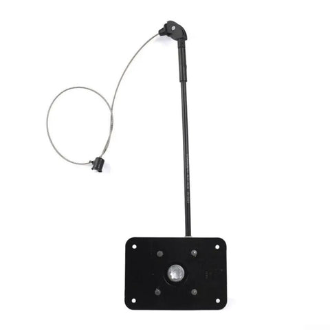 Spare Tire Hoist Winch Assembly For Ford Transit 2014 Plus Custom 2012 Plus with steel plate and cable lift mechanism.