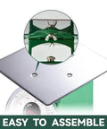 Beefy Heavy Duty Mechanical Kitchen Scale With Stainless Steel Platform And 110-Lbs Capacity Portion Control Dial Scale assembly detail