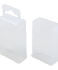 Transparent plastic Expandable Telescoping Drill Bit And Tap Organizer Box with adjustable length, two pieces visible