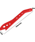 Durable Heavy Duty Table Saw Push Stick And Ergonomic Woodworking Safety Block, 16.5 inches long, red ABS plastic for safe use.