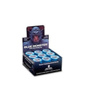 Display box of Blue Monster Thread Seal Tape 2 Inch By 1429 Inch For Gas And Liquid Piping, non-hardening PTFE tape.