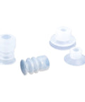 Buy This Awesome 100 Piece Bulk Pack Of Durable Silicone Pneumatic Suction Cups Perfect For Injection Molding Machine Automation - Four silicone vacuum cups.