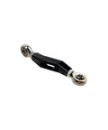 Harley Brake Shift Lever Linkage Pushrod Upgrade For Softail Mid Controls Fits 2018 2025 Street Bob Low Rider And FX Models 6061 T6 Aluminum Billet Black Anodized Gnarly Performance Upgrade, black billet link rod