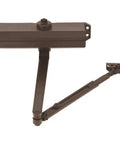 1601 Series Adjustable Hold Open Door Closer For 1 Door Satin Aluminum Finish Heavy Duty Tri Style Installation With Regular Arm Parallel Arm And Top Jamb Reversible Ideal For Commercial Or Residential Doors