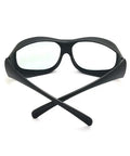 Top Notch Laser Safety Glasses Featuring Ultra Clear Lenses With OD6 Plus Rating Blocking 2700 To 3000Nm Erbium Lasers And Delivering Hella Smooth Vision For Heavy Duty Applications, shown from the front view.