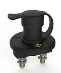 Battery Disconnect Switch 32V 1250A Max 275A Draw Push Button Rotary Actuator ON OFF ON Operation White Dust Proof Cap Removable Key In OFF Position Battery Isolator