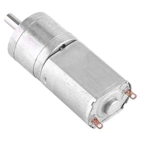 DC 12V reversible high-reduction electric motor, 20mm outer diameter, side view
