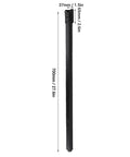 Heavy Duty Folding Table Legs 700mm Four Pack Self Locking With Multi Direction Mounting side view and dimensions.