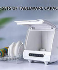 Smooth Operator Countertop Dishwasher Portable Compact Kitchen Must Have Featuring Responsive Touch Pad, showing 4-6 sets of tableware capacity.