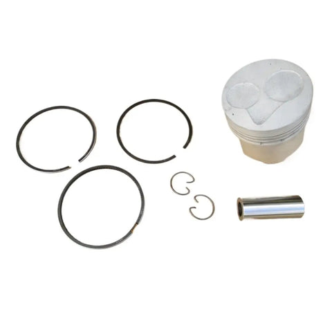 Piston And Ring Set 87mm For Part 1G861 2113 Compatible Models Built Tough For Heavy Duty Construction Equipment Engines Durable OEM Grade Replacement Kit, silver piston and rings