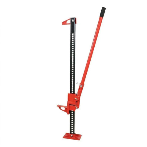 Beefy 3 Ton Farm Jack With 48 Inch Lift, Ratcheting Utility Jack For Off Road, Tractor, Truck, SUV, ATV And UTV, steel handle