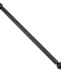 Heavy Duty Steel Cross Arm Bracket for Lamp Posts, black powder coated, sturdy, 36-inch with rounded ends for hanging.