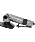 Big Dog 5 Inch Pneumatic Air Angle Grinder Heavy Duty Power Tool with black base and silver body for metal cutting and rust removal.