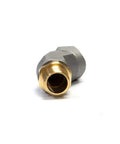 3/4 Inch Fuel Hose Swivel 360 Degree Rotating Connector For Fuel Nozzle And Hose No Twist Design Zinc Alloy Rust Resistant Easy Install Durable Marine RV Boat Use, brass fitting close-up