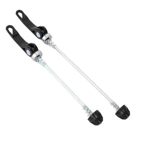 Toolless Quick Release Skewers For 26 Inch Wheels Front And Rear Axles Fits Road Mountain And BMX Bikes Easy Wheel Removal Without Tools 15 Cm Front And 18 Cm Rear