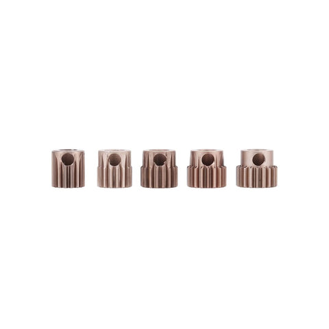 48DP Pinion Gear Set For 1 By 10 RC Cars 5mm Shaft 15T 16T 17T 18T 19T Teeth Premium 7075 Aluminum Alloy Durable Beefed Up Torque And Speed For Track Ready Performance