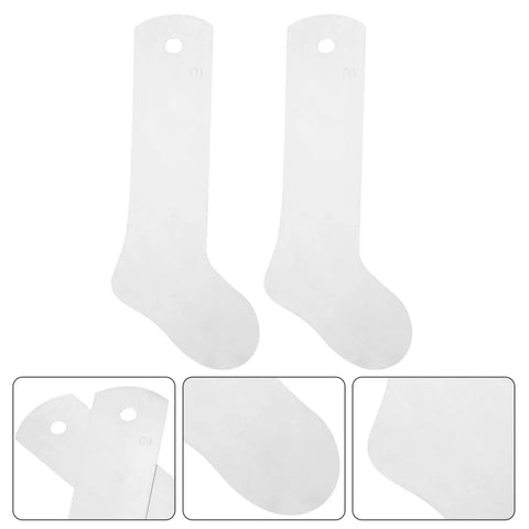 Lightweight Aluminum Sock Fixing Board 11.02 Inch for Heat Press Sublimation with hanging hole for crew socks