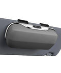 Universal Car Visor Sunglasses Holder Clip And Storage Box For Glasses And Small Essentials, mounted on car visor