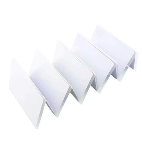 Stack of 13.56MHz RFID M1 Cards ISO14443A Blank PVC Cards For Access Control And Hotel Key Cards, Printable And Writable, 30 Pack