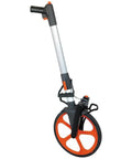 DW-PRO 12.5 Inch Measuring Wheel With Pistol Grip, Counter Reset And Trigger Brake, Sealed Bearings For Heavy Duty Use, Reads Up To 9,999 Feet On Rough Surfaces, Wide Stance Folding Kickstand, Durable Pro Grade Construction, orange wheel