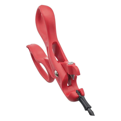 Drip Tubing Cutter And Punch Gun Kit For 1 Inch Flexible Tubing trimming irrigation pipe, red cutter tool close-up