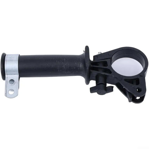 Industrial Precision Drill Nibbler Attachment For ION Lithium Power Tools, drill handle with black rubber grip and metal fastener.