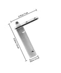 2 Pack Beefy Stainless Steel Freezer Door Hinges With Rebound Spring For Household Refrigerators And Deep Freezers Rust Resistant