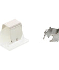 Upgraded Door Catch Latch For Doors And Cabinets Fits ER279570 ER279570M TJDE902M Heavy Duty, Quiet Smooth Action, No Brainer Install, Durable Steel Build, Reliable Replacement Hardware. white plastic and steel cabinet door catch latch
