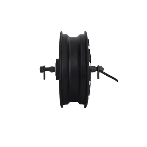 Heavy Hitter 3000W 72V 12 Inch Hub Motor for Electric Scooter Upgrade shown from the side with direct drive design.