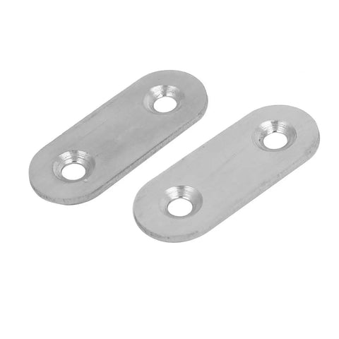 Metal flat repair plates from 20 Pack Straight Corner Brace Brackets And Flat Repair Plates Connectors 40x16mm Heavy Duty Kit