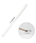 15 Percent Silver BCuP-5 Brazing Rods for HVAC, 0.050 x 1/8 x 14 Inch with close-up of dimensions, flat bar design