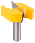 Beefy Spoilboard Surfacing Router Bit With Half Inch Shank Two And A Quarter Inch Diameter For Slab Flattening And Mortising