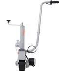 Srecell 5000 Lb Capacity Electric Trailer Dolly With 12V Motor And 350W Jockey Wheel with rubber tire and handle.