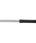 Beast Dual Grit Diamond Sharpening Stone File For Garden Tools And Blades, showing side view with handle and stainless steel body