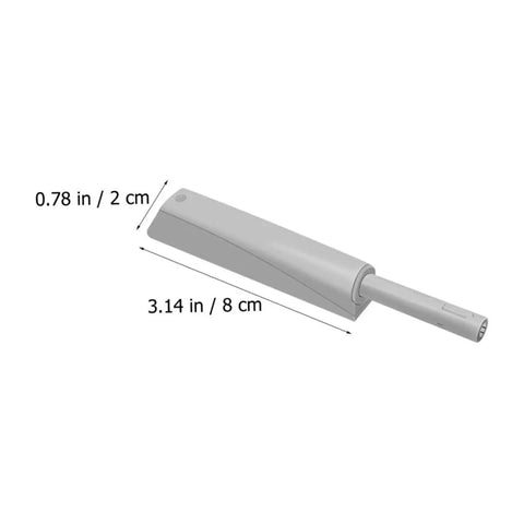 4 Piece Cabinet Push Open Latch Set Bringing Zero Drama Touch To Open Hidden Rebounder Hardware For Bedroom Bathroom Doors Tough Plastic Finger Catch That Silences Cabinet Doors And Looks Clean Always