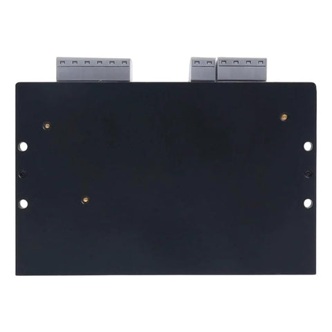 TE Series digital stepper driver module, black enclosure with top-mounted terminal blocks for NEMA 17/23 motors