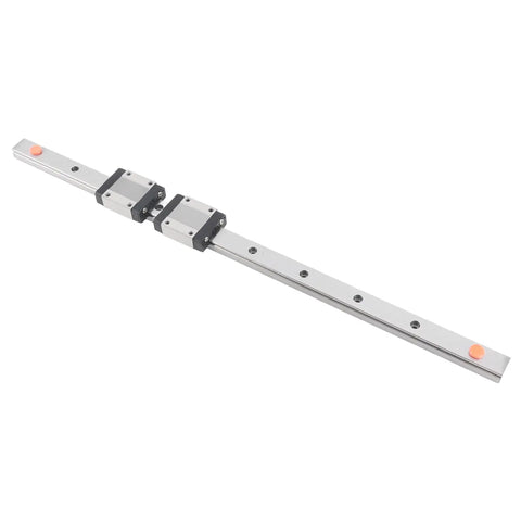 Rock Solid 400mm Steel Miniature Linear Guide Rail Kit With Two High Precision Slide Blocks for smooth automation.