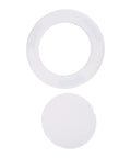 Peel And Stick Round Access Cover Plate 6 Inch For Drywall Ceiling Or Wall Pipe Hole Patching And Heavy Duty Abs Blank Panel With Tight Seal