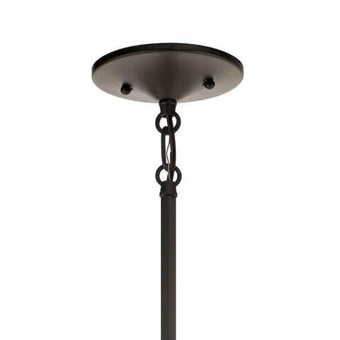 Ceiling mount of Aubrey 12.75 Inch One Light LED Mini Pendant With Satin Etched Cased Opal Glass In Olde Bronze Finish