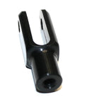 Throttle Rod Clevis Kit With 6061 Billet Aluminum Black Anodized Finish For Go Kart Racing close-up view of single clevis