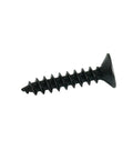 Premium Miniature Self Tapping Screws Solid Steel Countersunk Flat Head Phillips Drive Black Fastener Batch shown isolated.