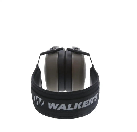 Razor Slim Passive Earmuffs For Youth And Women Shooters Ultra Low Profile Earcups Compact Lightweight Foldable And Adjustable Hearing Protection In Flat Dark Earth