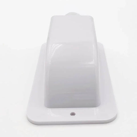 White Weatherproof Solar Cable Entry Gland 2 Pack For All Cable Sizes 6mm2 To 12mm2 Durable UV Resistant Sealed Gland side view