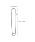 Heavy Duty Safety Pins Set By Adorainbow, 50 Pack Super Strong Iron Brooches For Thick Sweaters And Bags, retro style safety pin 10cm long.