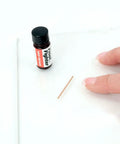 Close-up of Rear Window Defroster Grid Repair Kit DIY Easy No Fuss Fix For Failing Defogger Lines Color Matched To Most Grids