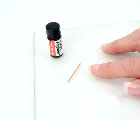 Close-up of Rear Window Defroster Grid Repair Kit DIY Easy No Fuss Fix For Failing Defogger Lines Color Matched To Most Grids