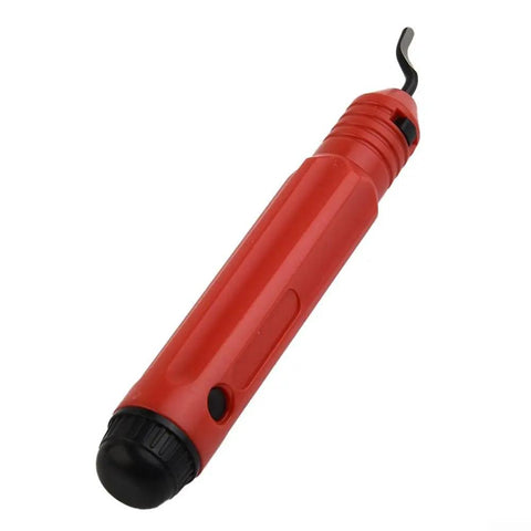 Pro Grade Deburring Hand Tool For Pipes And Sheet Metal With Wear Resistant HSS Blade And Comfortable Grip Includes 10 Replacement Blades