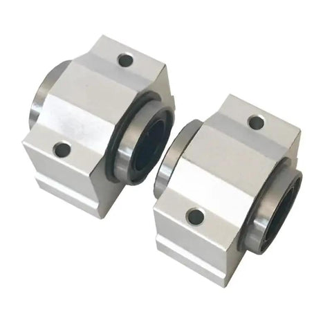 Zero Drag Linear Ball Bearing Slide Block Bushing For Cnc Machines One Piece Precision Guide with rubber seals, side view.
