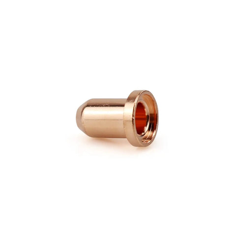 Copper nozzle tip from 5 Piece Electrode And 5 Piece Nozzle Tip Set For Hobart Airforce 27i 40i Plasma Cutter XT30R XT40R Torch Replacement Consumables